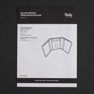 Tipar hartie portofel tri-pliat Dillon (Dillon Trifold) - Tandy Leather 56422-00 - imagine 6