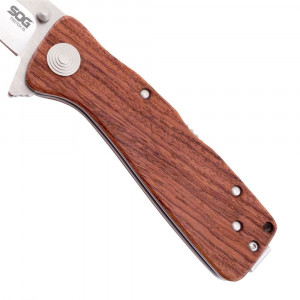 TWI24-CP Briceag Twitch XL Drop Point, Satin, Maner lemn, SOG - Img 7
