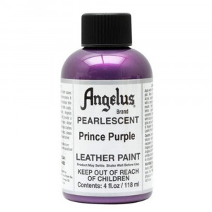 Vopsea acrilica Angelus perlata (Pearlescent) pentru piele, 118 ml - Img 4