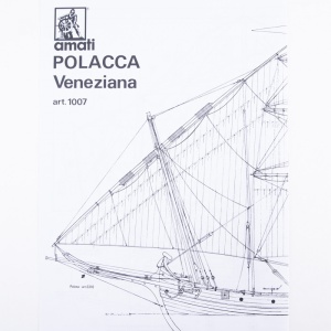 1007 Planuri constructie navomodel Amati Polacca Venetiana - Img 4