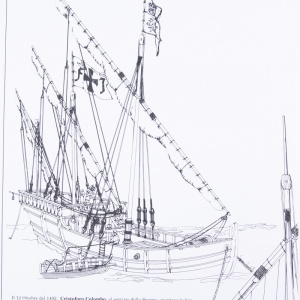 1011 Planuri constructie navomodel Amati Nina, 1492 - Img 1