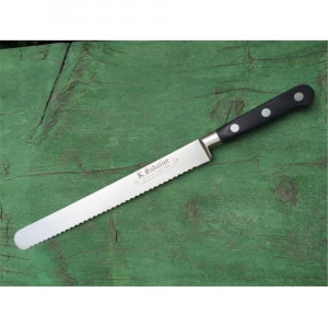 1110JA25DPOA Cutit de sunca, zimtat, lungime 25cm, Sabatier Authentique - Img 1
