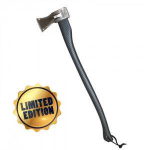3.016 EH Topor stil CARBON, coada hickory, editie limitata, Prandi - Img 1
