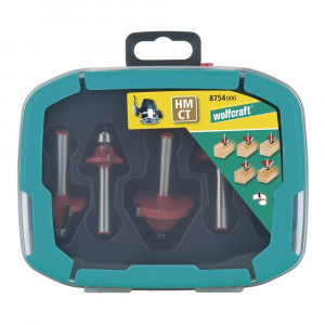 8754000 Set freze profilate pentru lemn, Wolfcraft - Img 6