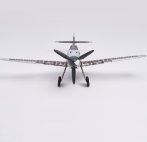 Aeromodel Messerschmitt BF109G Fighter, scara 1:16 Model de aeronava din metal - Img 3