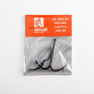 Ancora cu patru brate pentru navomodele, 50mm, Amati, - Img 4