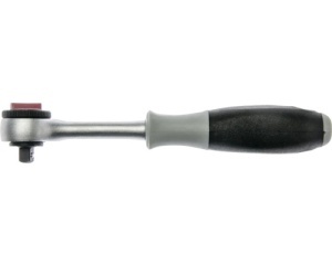 Antrenor cu clichet reversibil WGB 1/4" 140 mm, crom-vanadiu - Img 2