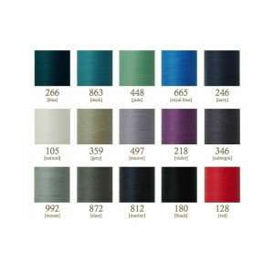 Ata de cusut piele Fil Au Chinois Cable Linen N°432 0.63 mm 25 m - Img 6