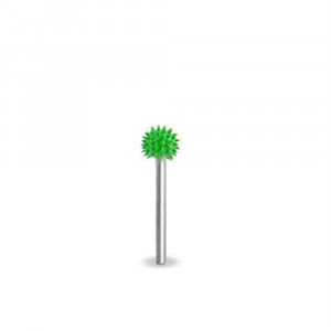 Biax sculptura lemn SABURR - Cap 1/4" forma sfera aspru
