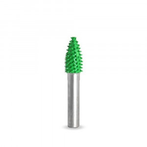 Biax sculptura lemn SABURR - Cap forma flacara 3/8" X 3/4" - Img 1