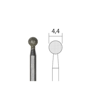 Biaxuri diamantate sferice Proxxon 28226, varf 4,4 mm, ax 2,35 mm, set 2 bucati - Img 2