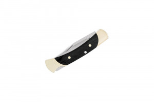 Briceag Buck 55 (0055BRS-B), otel 420HC, maner abanos si alama, Lockback - Img 5