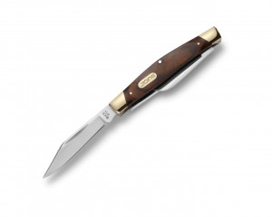 Briceag de buzunar Buck Stockman 0371BRS-B, 3 lame, maner lemn si alama - Img 2