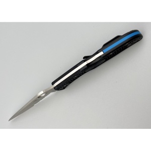 Briceag Endela® Lightweight Thin Blue or Red Line, Spyderco - Img 10