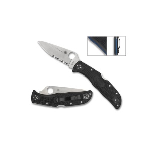 Briceag Endela® Lightweight Thin Blue or Red Line, Spyderco - Img 11