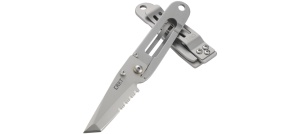 Briceag K.I.S.S. Silver w/Triple Point Serrations, CRKT - Img 5