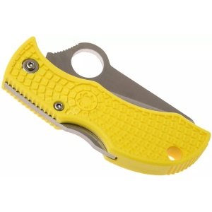 Briceag Manbug™ Salt™ FRN Yellow Sheepfoot, Spyderco - Img 3