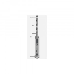 Burghiu de carbura, Datron 0068250L, 5.0x6.0mm - Img 2