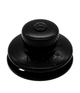 Buton superior cap mic cromat-negru pentru sisteme de fixare LOXX - Img 1