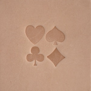 Cap de stanta de embosare 2D Craftool Mini, model trefla (Club) - Tandy Leather 8847-00 - Img 2
