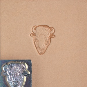 Cap de stanta de embosare 3D Craftool, model cap de bizon (Buffalo Head) - Tandy Leather 88458-00
