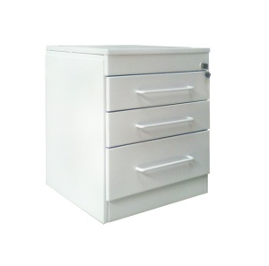Casetiera mobila metalica cu 3 sertare SMART 122/3, 500 x 460 x 610 mm