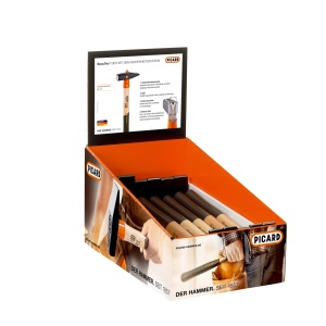Ciocan de lacatus SecuTec® Picard, display 12 bucati, coada din hickory, 7,5 kg