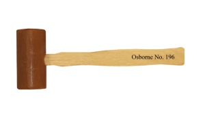Ciocan din piele netabacita Rawhide Mallet C.S. Osborne 196 pentru prelucrarea pielii