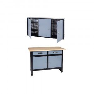 Combo banc de lucru profesional cu dulap suspendat,1200mm - Img 1