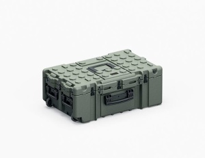 Container protectie rotomodelat cu capac detasabil, ER9050-298, 1000 x 600 x 404 mm, Explorer Cases - Img 2