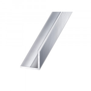 Cornier Aluminiu Eloxat 15-30 x1.5/2mm, 1000mm TIP CROMAT