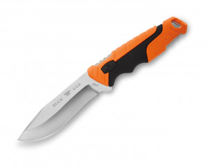 Cutit de vanatoare Buck Pursuit Pro Large 0656ORS-B, lama 11.4 cm, otel CPM S35VN - Img 2