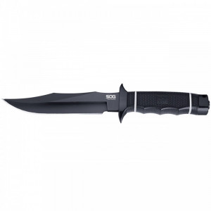 Cutit neck knife SOG Instinct Mini G10 Satin, otel 5Cr15MoV, lama Drop Point 48 mm - Img 2