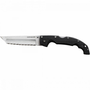 Cutit pliabil Cold Steel Voyager XL Tanto AUS10A Plain Edge / Serrated Edge - Img 6