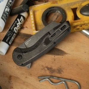 Cutit pliabil SOG Aegis FLK 2.0 Wharncliffe, lama CRYO D2, AT-XR Lock, maner GRN Forest Moss - Img 5