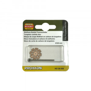 Disc din carbura de tungsten, 20mm, Proxxon 28838 - Img 2