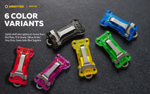 F06101G Lanterna multifunctionala Zippy Extended Set- gri onix, Armytek - Img 14