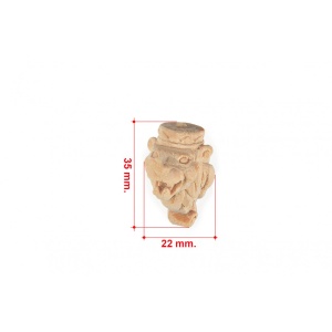 Figurina cap de leu din lemn pentru navomodele / hobby, Amati Italia - Img 2