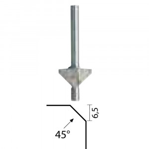 Freza pentru tesirea muchiilor, 45grade, Proxxon 29044 - Img 3