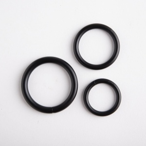 Inele O sudate negre, fara nichel, 25, 32 si 38 mm, set 6 buc - Tandy Leather
