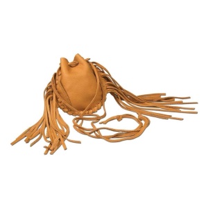 Kit borseta cu franjuri Carole din piele Tandy Leather, 13 x 15 cm - imagine 4