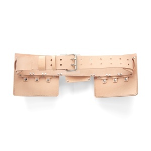 Kit centura utilitara Timber din piele vegetala Tandy Leather, cu suport ruleta si ciocan - imagine 4