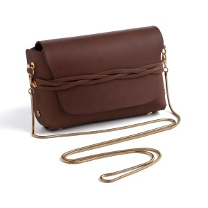 Kit geanta crossbody Adalynn din piele Tandy Leather, cu lant din alama - imagine 7