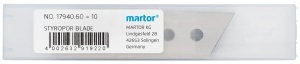 Lame pentru polistiren Martor nr. 17940, inox, set 10 buc