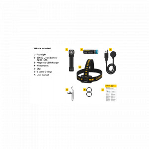 Lanterna frontala Armytek Wizard C2 Pro Max Sand White Magnet USB 4000 lm - Img 11