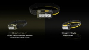 Lanterna Frontala Nitecore HA19 RGB, 600 Lumeni, 130 Metri, Lumina Rosie, Verde si Albastra, AA, IP68 - Img 7