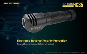 Lanterna Frontala Nitecore HC35, 2700 Lumeni, Forma L, Magnetica, Acumulator 21700 4000 mAh, IP68 - Img 7