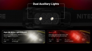 Lanterna Frontala Nitecore HC65 UHE Editie Vanatoare, 2000 Lumeni, 222 Metri, USB-C, Acumulator 4000 mAh - Img 9