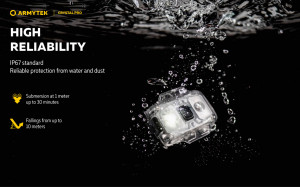 Lanterna multifunctionala Armytek Crystal Pro Blue 220 lm reincarcabila Micro-USB - Img 24