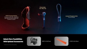 Lanterna Tactica Nitecore P17iX, 5000 Lumeni, 330 Metri, Acumulator 21700i 5500 mAh, USB-C 18W, IP68 - Img 4